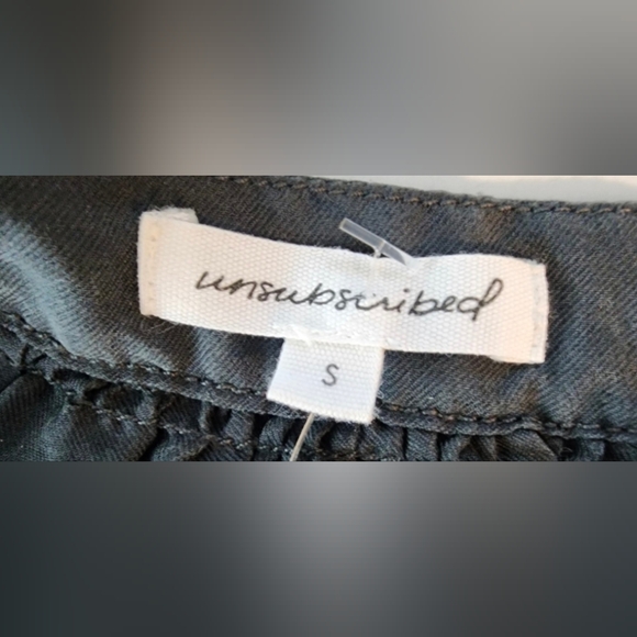 Unsubscribed Black Tunic Blouse Women’s Size Small – Long Sleeve Flowy Boho Top - Picture 6 of 7